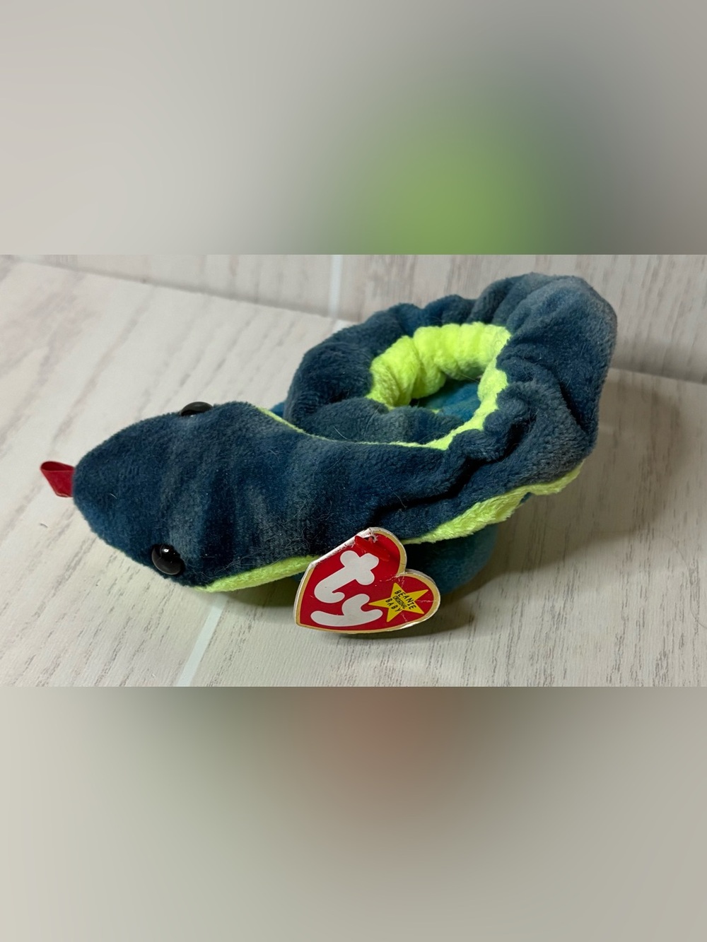 TY Hissy The Snake #4185 1997, Vintage With Tags